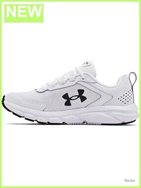 Under Armour Charged Assert 9 Running Shoe Mesh Lace-Up Athletic